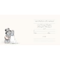 Evening Invitation Me to You Bear Cards (Pack of 6) Extra Image 1 Preview